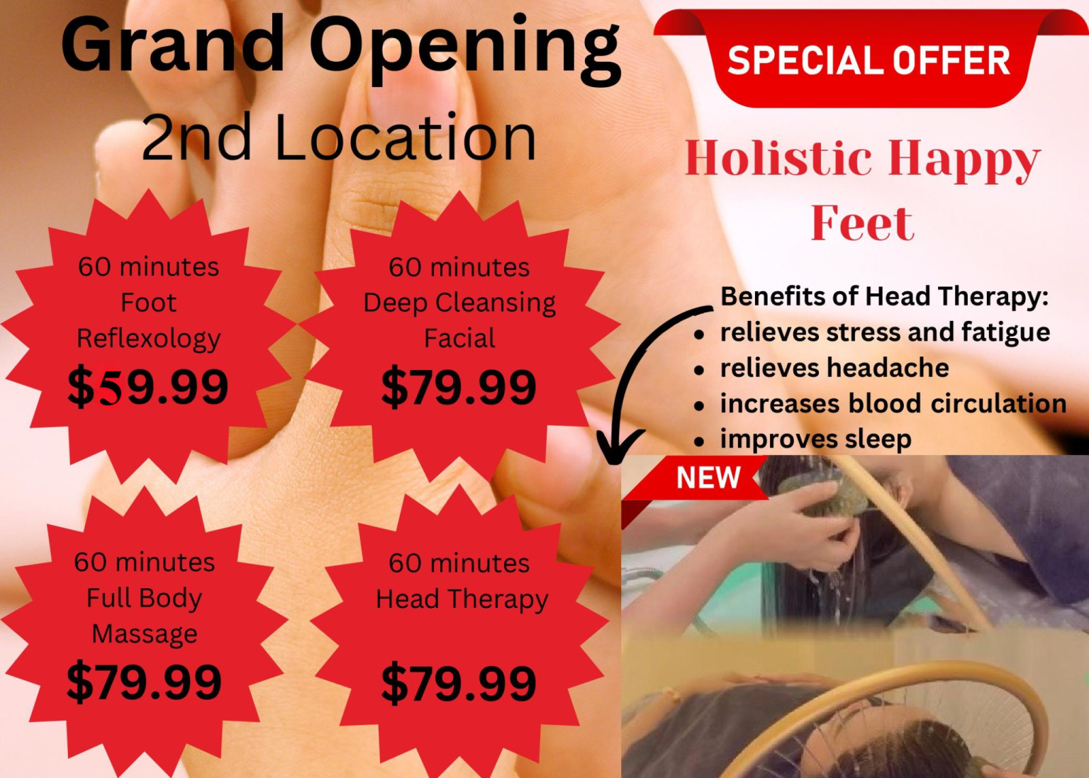 Holistic Happy Feet Authentic Chinese Foot Reflexology And Body Massage